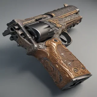 gun with no background