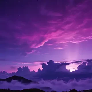 purple sky wallpaper