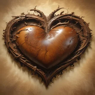 brown heart