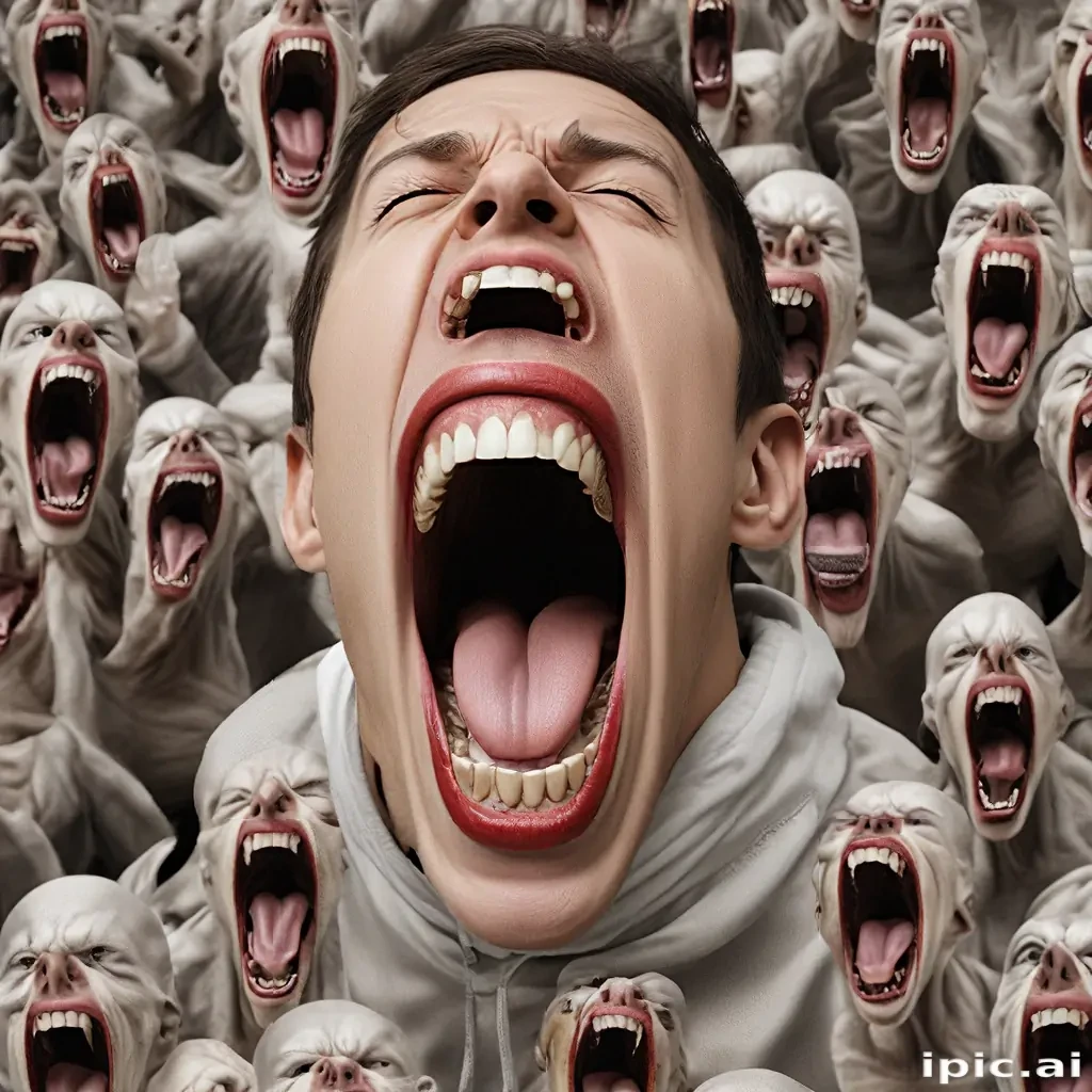 screaming background