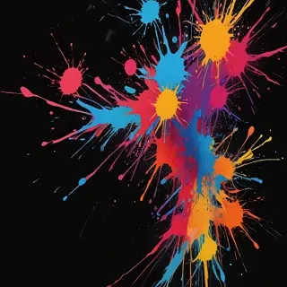 paint splatter transparent