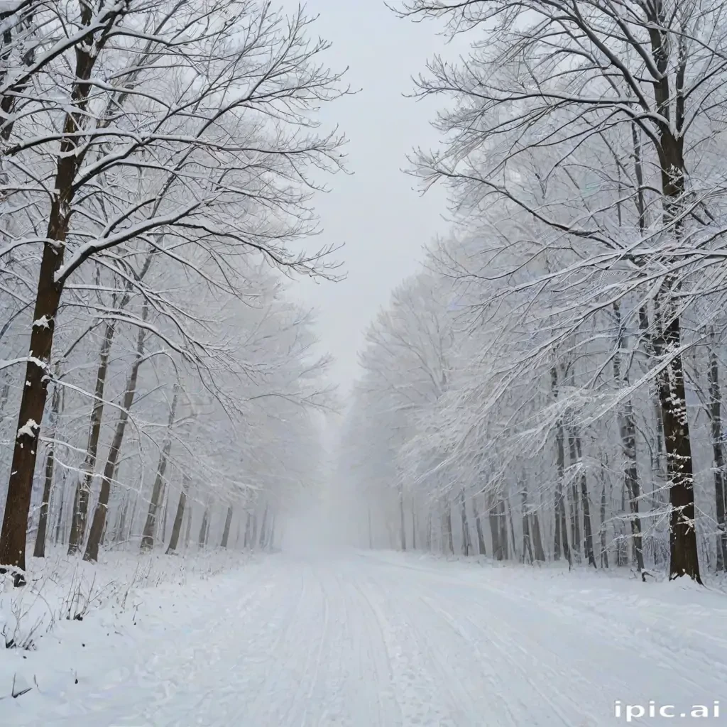 winter zoom background