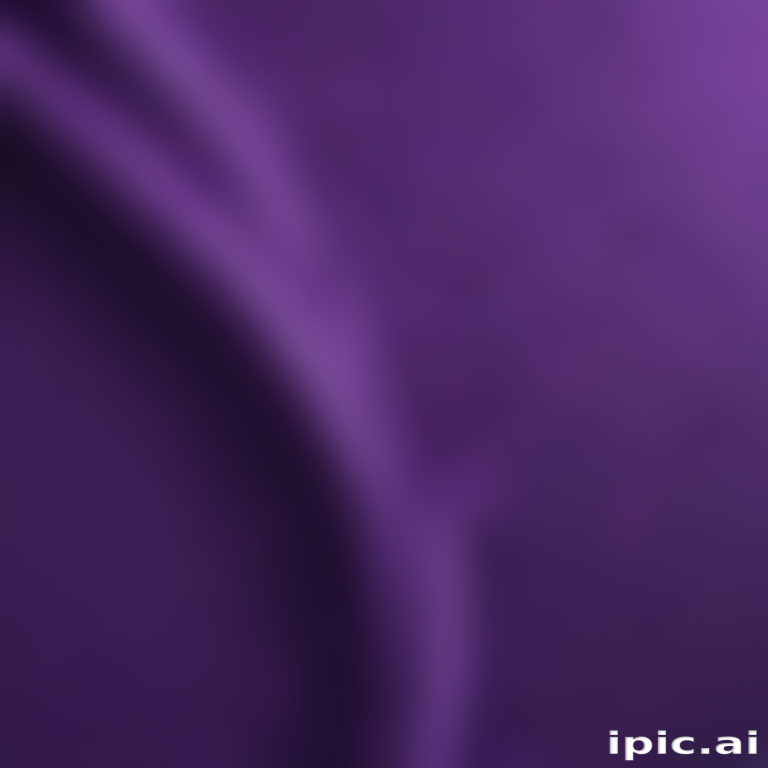 Abstract Purple Background with Smooth Curves and Subtle Textures