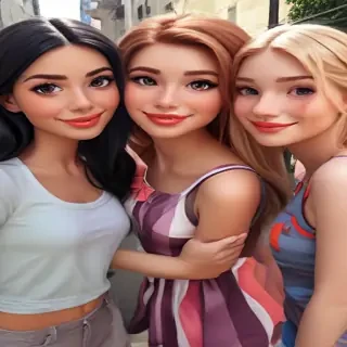 cartoon girs