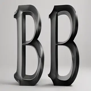 b font