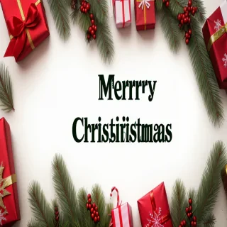 text merry christmas png