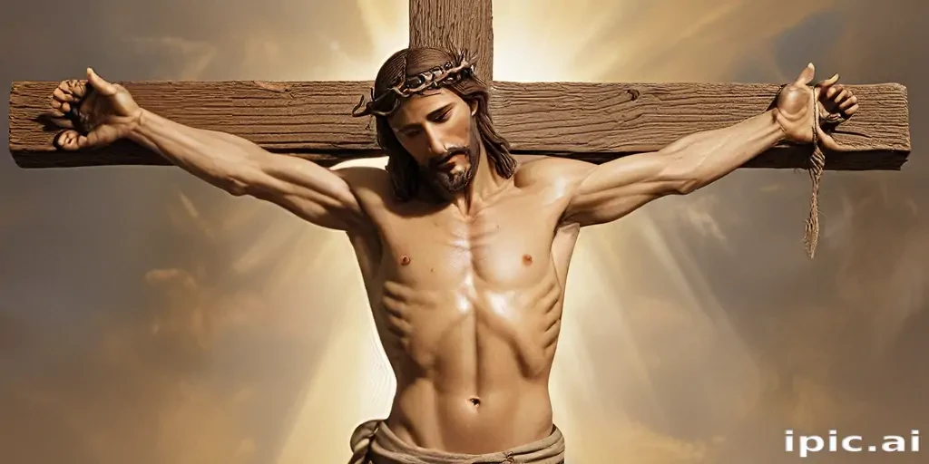 jesus on the cross picture