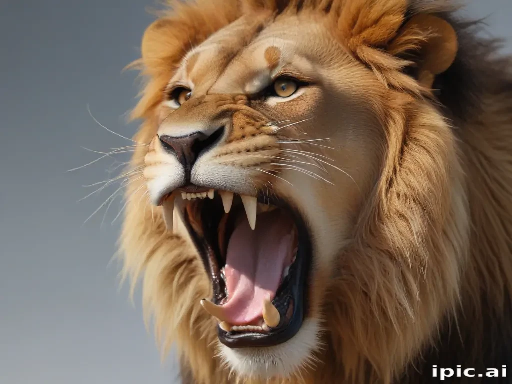 lion roar png