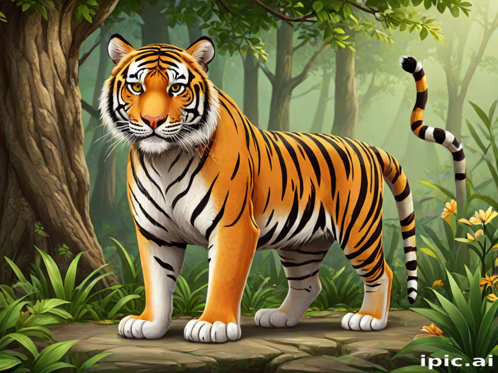 tiger cartoon tiger