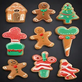 clip art christmas cookies