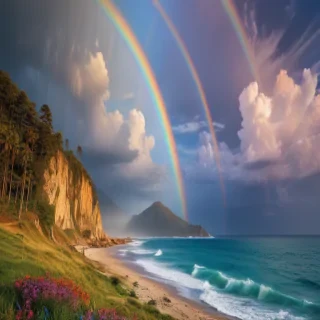 aesthetic wallpapers rainbow