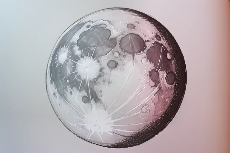 moon sketch