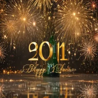 happy new year desktop background