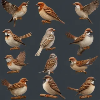 sparrow clipart
