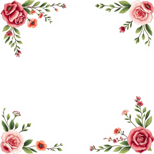 floral page borders