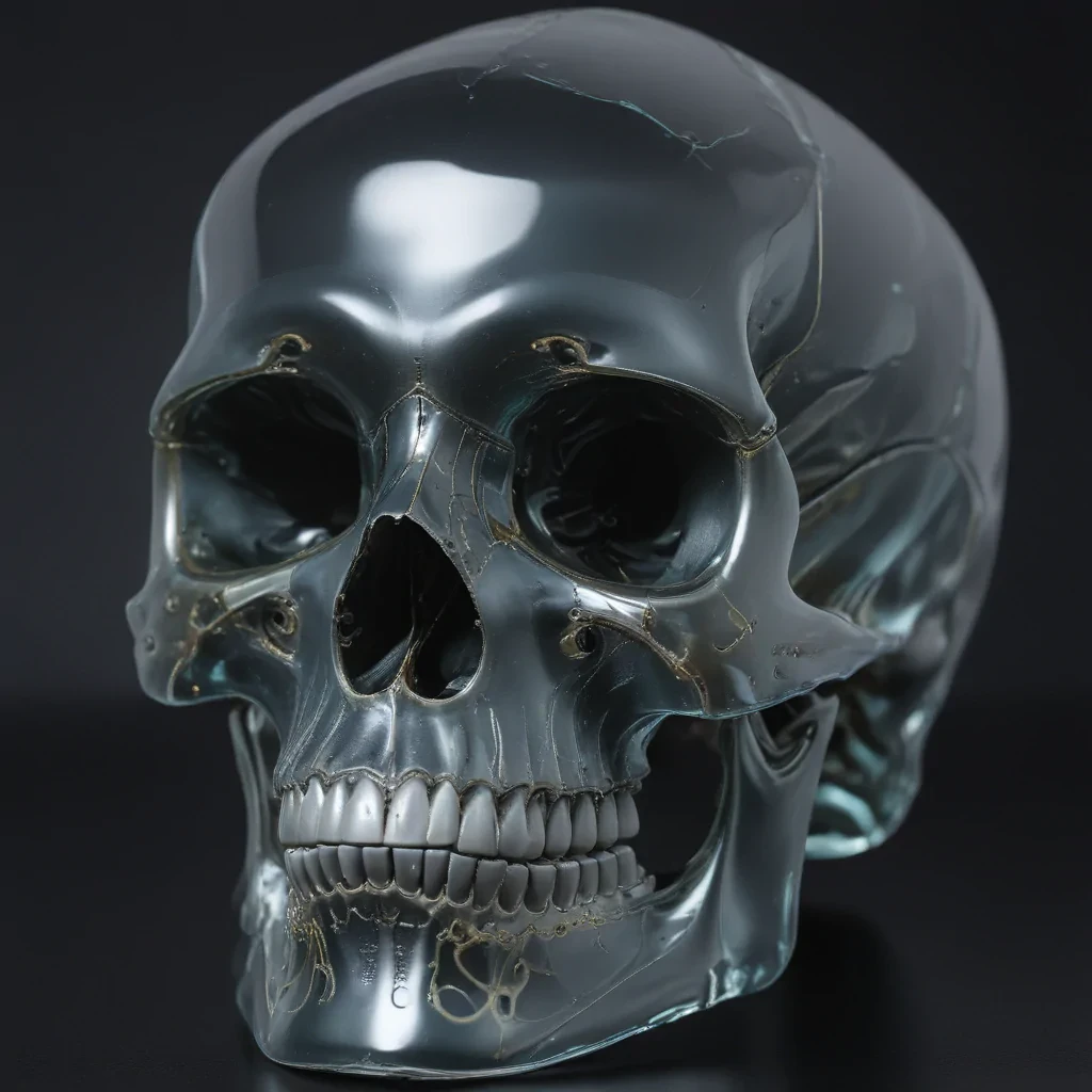 transparent skull
