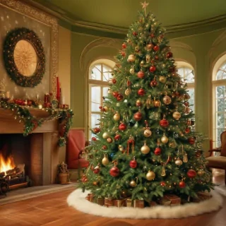 christmas wallpaper green