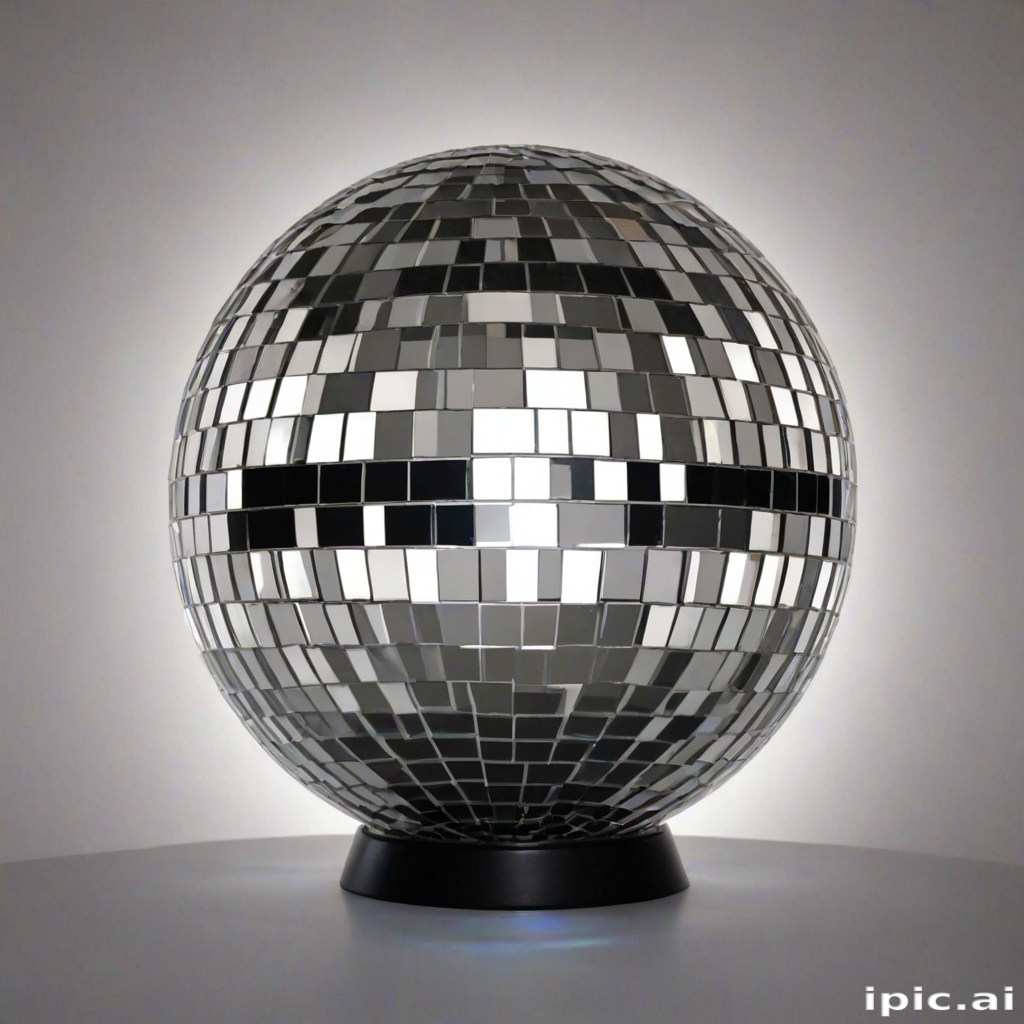 transparent disco ball