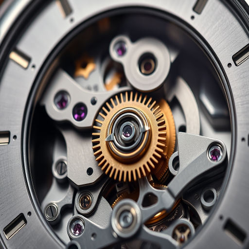 macro shot of an intricate mechanical watch movement with visible gears and jewels, aperture f/2.8, shutter speed 1/200s, ISO 100, 50mm lens, soft diffused lighting, Canon EOS 5D Mark IV, focus on details and textures.