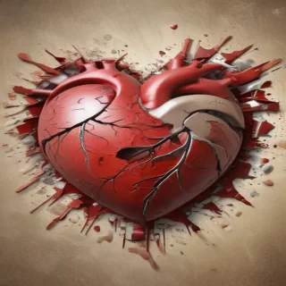 broken heart background