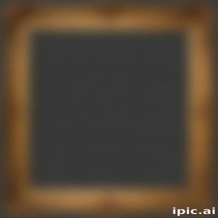 picture frame transparent