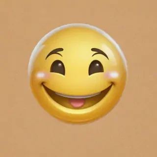 transparent smile emoji