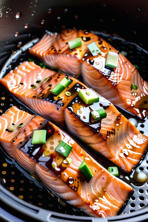 air fryer honey garlic salmon