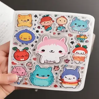 transparent cute stickers