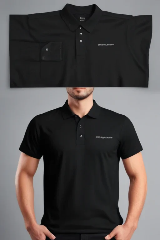 black shirt mockup