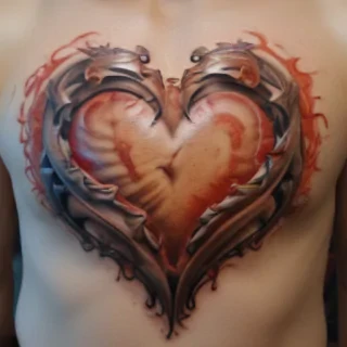 heart tattoo png