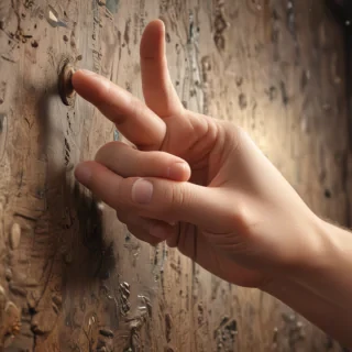 finger pointing png