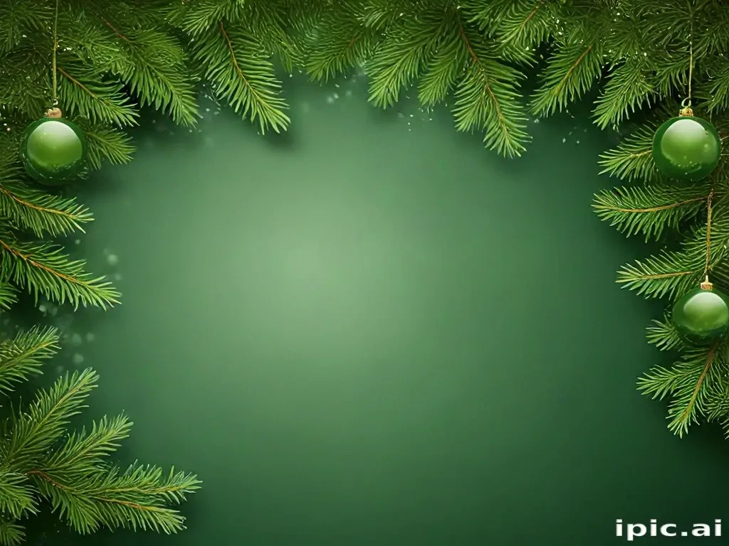green christmas background
