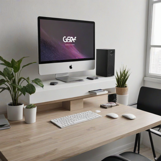 computer mockup