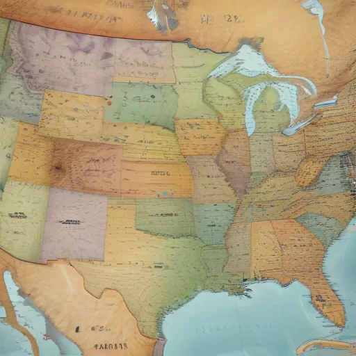 map of usa states