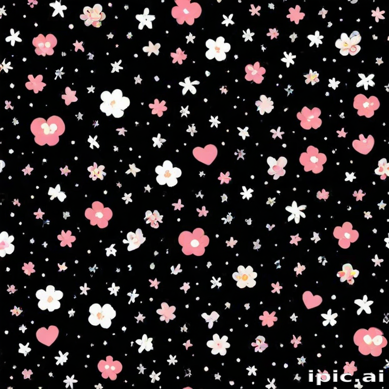 cute backgrounds black