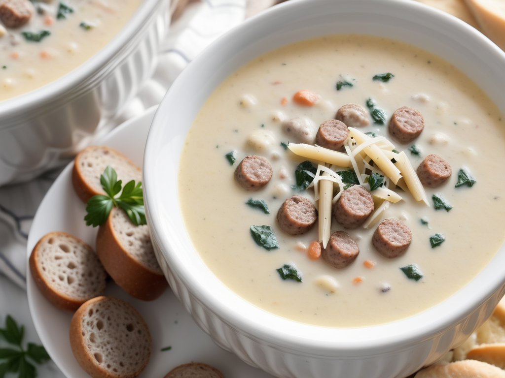 creamy parmesan italian sausage soup