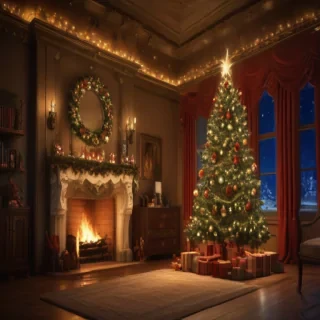 christmas background aesthetic