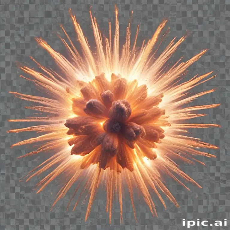 transparent explosion