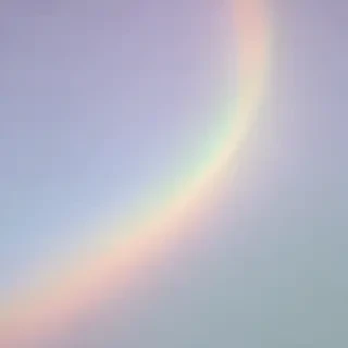 pastel coloured rainbow