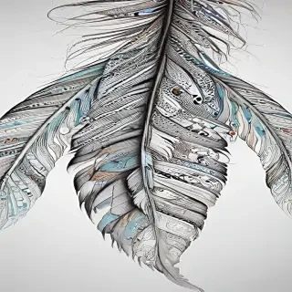 feather design