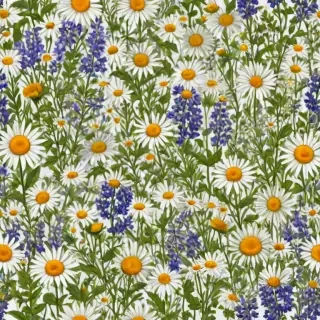 wildflowers transparent background