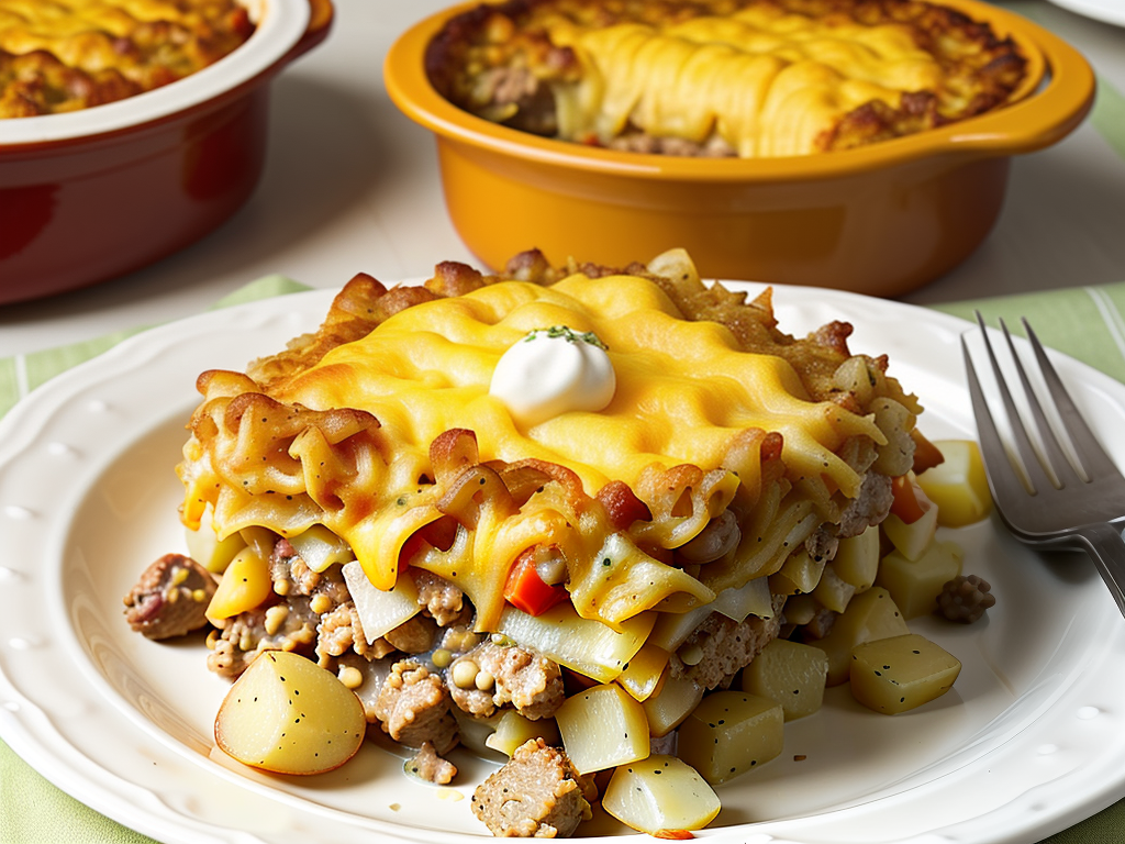 hamburger potato casserole slow cooker