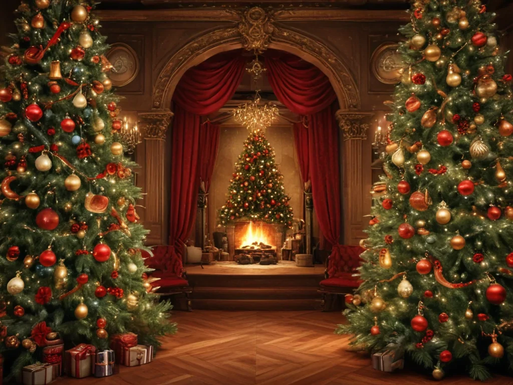 high resolution christmas backdrop