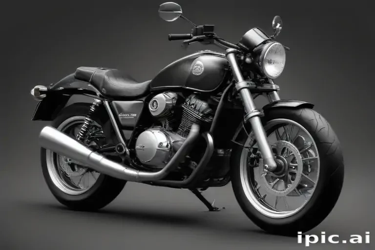 motorcycle clipart black and white