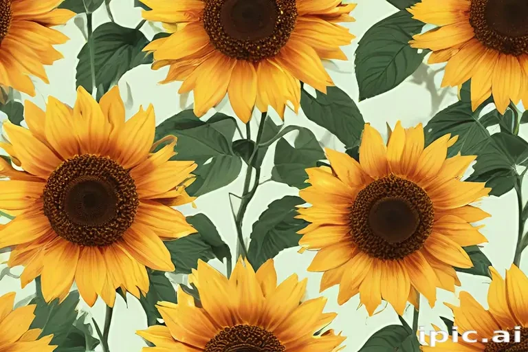 sunflower backgrounds aesthetic