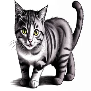 cat drawing png
