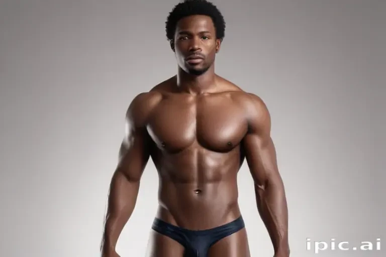 black male shirtless