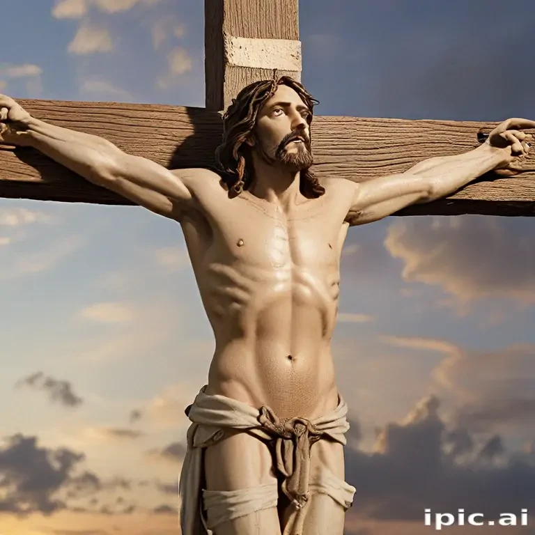 jesus on the cross picture
