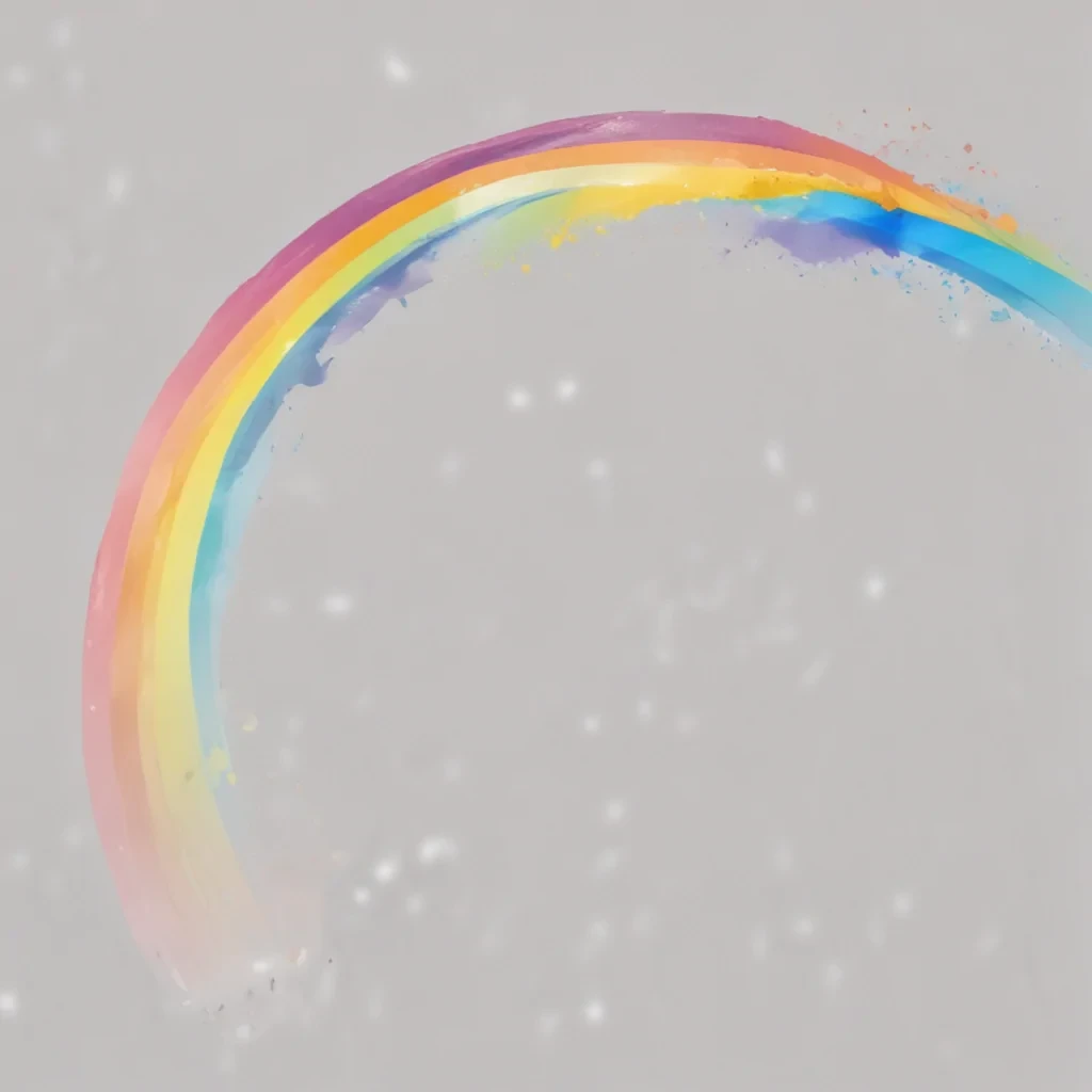 transparent background rainbow clipart
