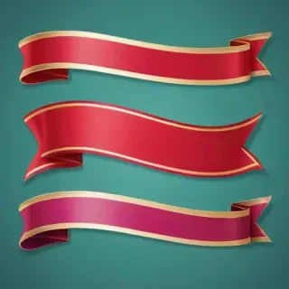 ribbon banners